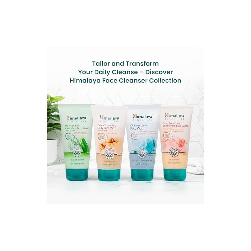Himalaya Gentle Exfoliating Daily Face Wash, 5.07 Fluid Ounce