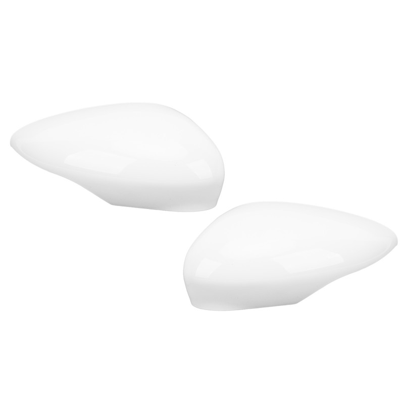1pair Rearview Mirror Cap 1594546 White Wing Mirror Cover Cap