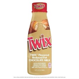 TWIX Chocolate Milk – 14 oz Bottles (Pack of 12) – Creamy & Delicious