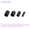 DMiotech 40pcs 3.2mm 6.3mm 9.5mm 12.7mm ID Black Screw Protectors