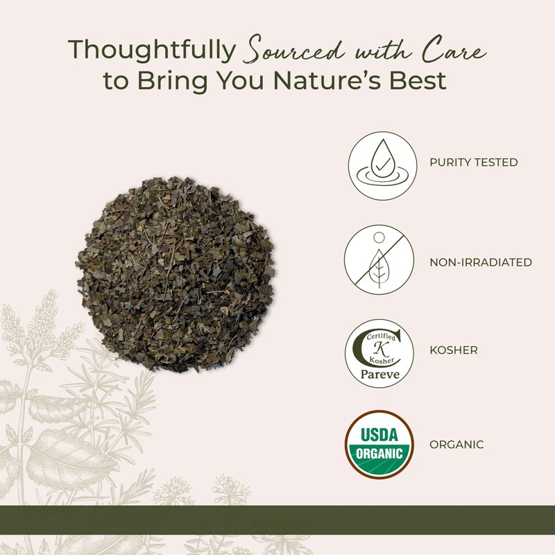 Starwest Botanicals Organic Moringa Leaf - Herb for Tea, Capsules,