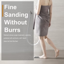 EBYTE 6 Inch Black Square Shower Drain, SUS 304 Stainless Steel Shower Floor Drain, Matte Black Linear Drain with 2-in-1 Tile Insert Removable Cover with Adjustable Feet