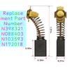 8PCS N398321 N398327 N103592 N088403 Carbon Brushes Compatible with Dewalt
