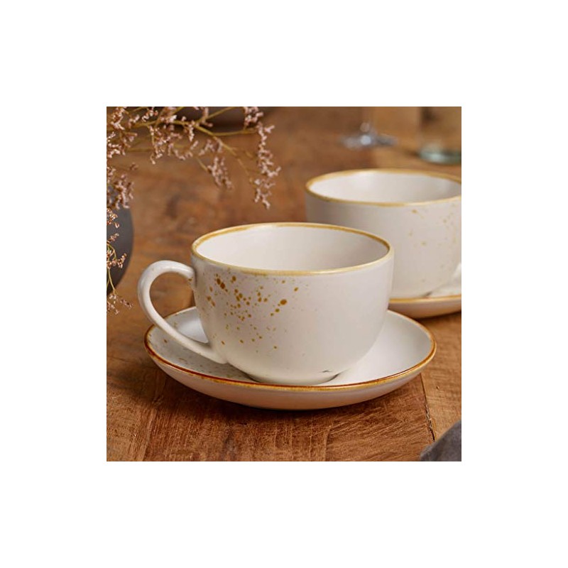 Villeroy and Boch Vivo Stoneware White - Large Coffee Cup