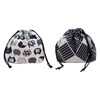 NA 2 Pcs Lunch Box Pouch with Drawstring Foldable Picnic