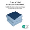 ROYALE LINENS Reversible Comforter - Queen Size Duvet Insert -
