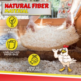 My Favorite Chicken Nesting Box Pads for Chickens - Accessories for Hens, Chicken Coops and Laying Eggs - Square Liners Fit in Your Coop - Natural Fiber Material Bedding Mats