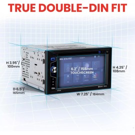 BOSS Audio Brand New 6.2 Inch BOSS Audio Systems BV755B Car Stereo System Touch Screen