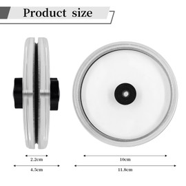 sdroceRyaM 12'' LP Vinyl Record Clean Label Saver Waterproof Clamp Care White Cleaning Cloth