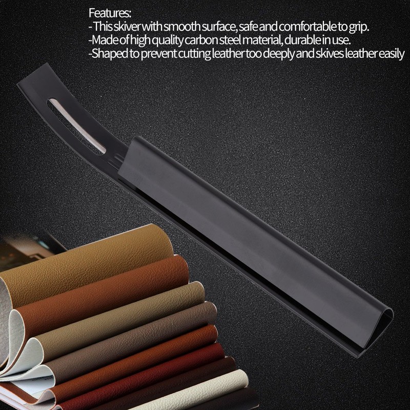 Walfront 1 Set Edelstahl Curved Form Leder Craft Skiving Skiver