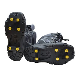 GreatIdeas Ice Grippers (Pair) - Finally get Traction on ICE and Snow! (Extra Large: UK Sizes 10-12)