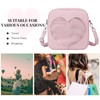 Freiesldaten Ita Bag Women's Clear Heart Crossbody Bag Lightweight Kawaii