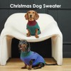 IKIPUKO Medium Dog Sweater, Fall Turtleneck Sweater with Leash Hole,