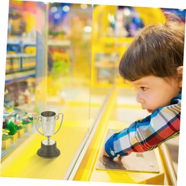 Totority Realistic Mini Awards Trophies Silver Trophy Cups Boys and Girls Team Present for Party