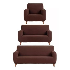 TWIN BROTHERS IMPORT , YAFA, NUBE, GOLDEN Protectores De Sala Stretch Estirable Antideslizante 3 Pzas