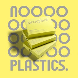 Proofed! Laundry Detergent Sheets, 96 Count, Clean Scent, The Only 100% Plastic-Free Sheet, No PVA or PVOH, Hypoallergenic, Bio-Based Ingredients, Made in USA, 3 Boxes