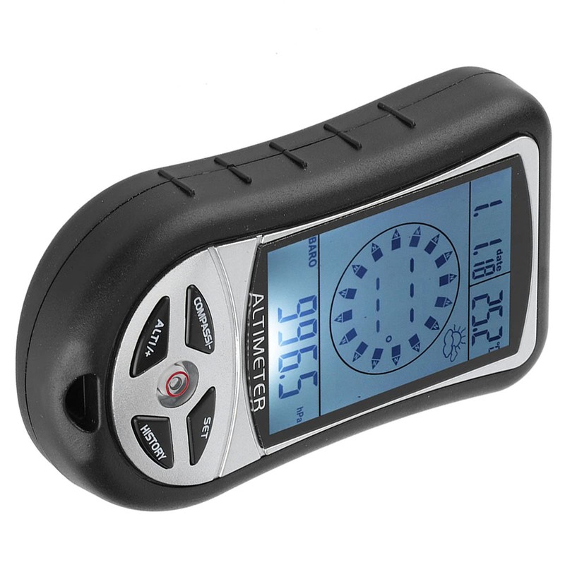 Portable Multifunctional Electronic Weather Altimeter Barometer for Outdoor Enthusiasts Home