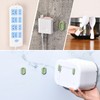 XYOFUN Magnetic Remote Control Holder Wall Mount - 6 Pcs