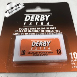 Derby Platinum Extra Double Edge Razor Blades 10 Ct