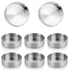 Stainless Steel Ashtray Modern Tabletop Ashtray for Indoor and Outdoor