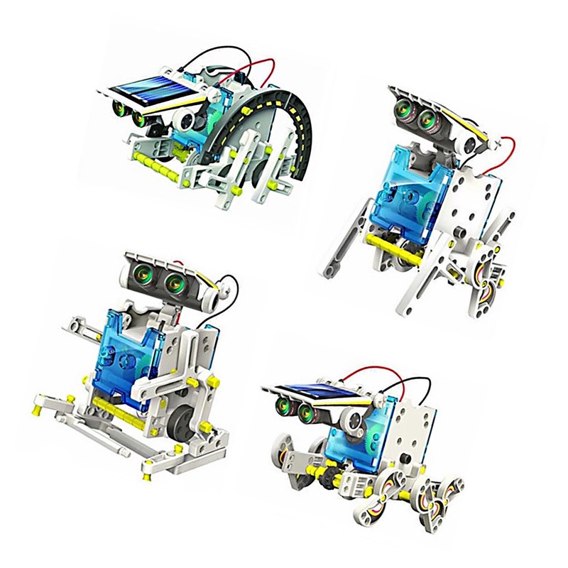 Solar Robot Toy 13 in 1 Sturdy Plastic Hand Eye