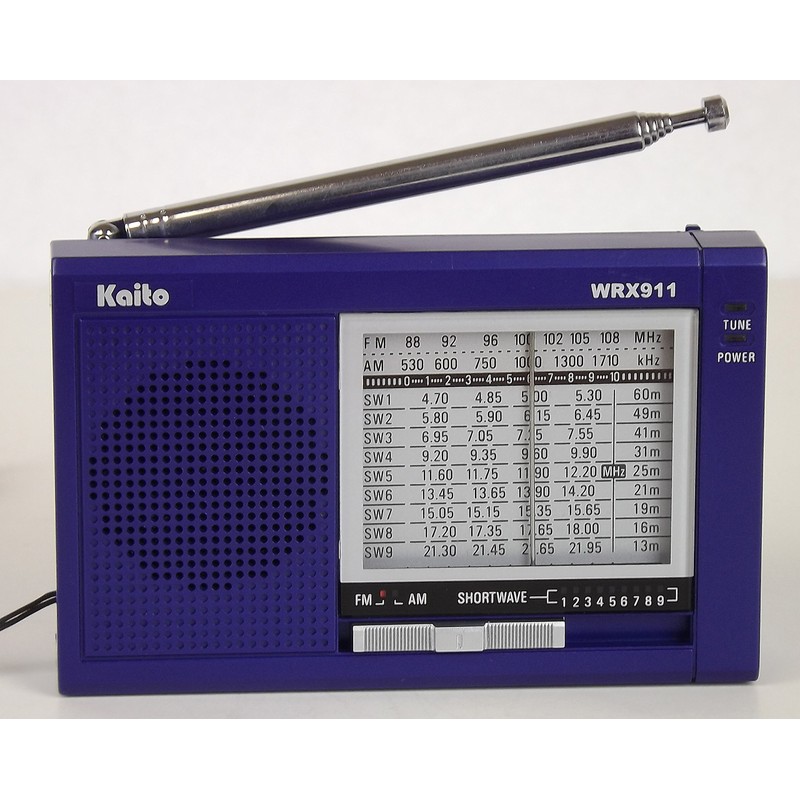 Kaito WRX-911 AM/FM Shortwave Radio, Blue