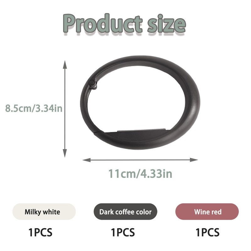 Pack of 3 Table Handbag Holder Hooks, Purse for Hanging,