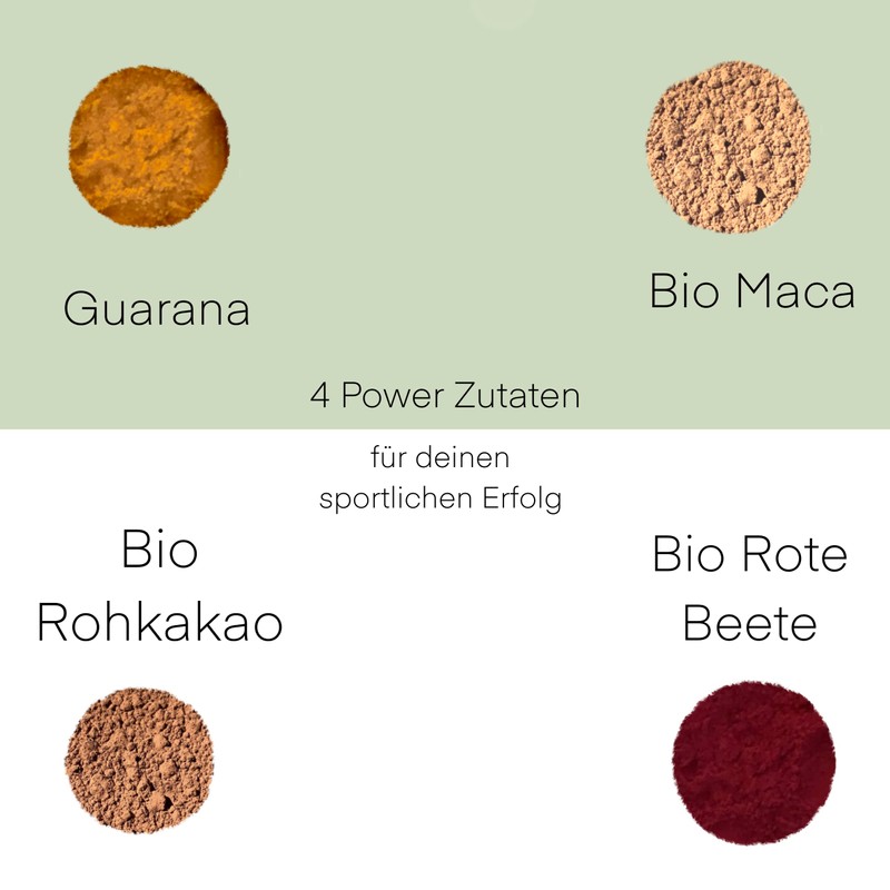 Sport Mix Powder Beetroot, Maca, Raw Cocoa & Guarana, 100%