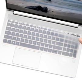 Keyboard Cover Skin for 15.6" HP ProBook 450 455 G8 G9/ProBook 650 G8/450 G10/455 G10 15.6" inch Laptop, 2023 2022 2021 New HP ProBook 15.6 Keyboard Protector Cover (Not Fit 450 455 650 G6 G7)-Clear