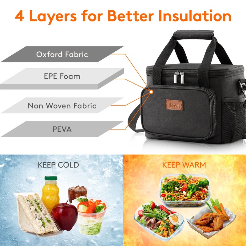 Lifewit 15L 24 Cans Insulated Picnic Lunch Bag Large Soft