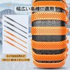 Tire Chains, Non-Metallic, 6 Pieces, Snow Chains, Black, Orange, 6.5