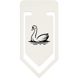 91mm 'Anmutig Schwan' Große Plastik Büroklammer (CC00085690)