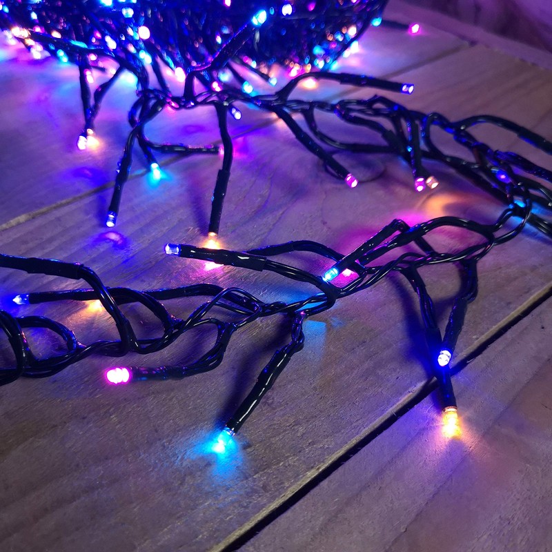 Premier Indoor Outdoor Christmas 720 LED 9.3m Multi-Action Cluster Supabrights
