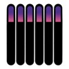 Mont Bleu Large Coloured Glass Nail File in Black Velvet