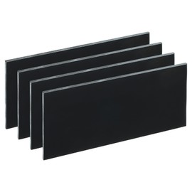 PATIKIL Welding Len Shade 8 Glass 4-1/4"x 2", 4 Pack Matte Edge Hardened Glass Black Darkening Filter Plates Covers Replacement for Weld Helmet Hood