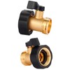 Sanpaint Water Hose Shut Off Valve, 2 Pack Heavy Duty