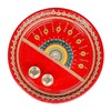 Aditri Creation Decorative Pooja Thali Plate Platter Stainless Steel Puja