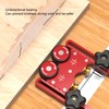 Double Wheel Bearing Roller, Woodworking Bearing Roller Featherboards, Table Saw
