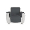 MB HOME Cozy Non-Slip Sofa Slipcover, Dark Grey, Seat