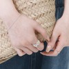 [D.silver] Silver 925 Daisy Open Ring Silver / [D.silver] 실버925