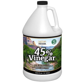 Nature's Freedom 45% Concentrated Vinegar, 1 Gallon - Dilutes to 9 Gallons - 9x Strength Multi-Purpose Solution - Size: 1 Gallon