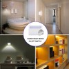 4 Pack Cordless Cabinet Lights, Door Open Activated Sensor Automatic