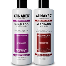 Tratamiento Brasileño Alaciante Japonés Chocolate Kit 250ml