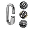 VILLFUL 5pcs Stainless Steel Chain Connectors Quick Link Chain Connector