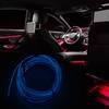 X AUTOHAUX 4 Meter/13ft Neon Glowing EL Wire Strip Blue