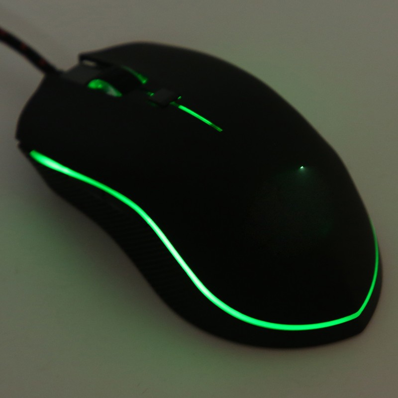 Mouse RGB Backlight 6DPI Adjustable Matte Appearance Programmable High Accuracy