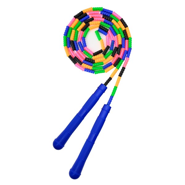 ACEONE Beaded Jump Rope, Segmented Skipping Rope for Kids, Adjustable