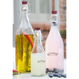 Killer 38-2027-00 Square Clip Top Bottle, 8.5 fl oz (250 ml)