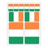 Generisch Pack of 10 Flag Stickers Ireland Car Sticker Set