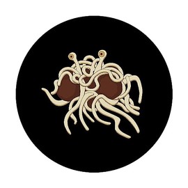 Geek Sticker Flying Spaghetti Monster Pack of 10 Stickers